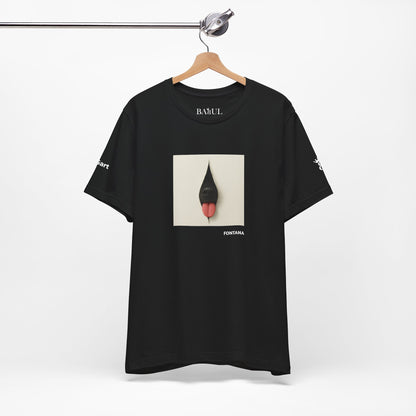 T-Shirt unisex  DOGART - FONTANA - Un dipinto iconico rivisitato con i cani