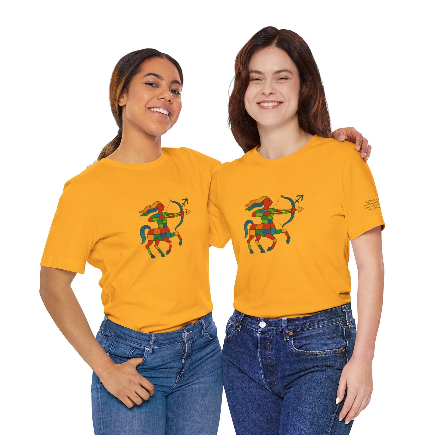 SAGITTARIUS - T-shirt, The Zodiac in Colors