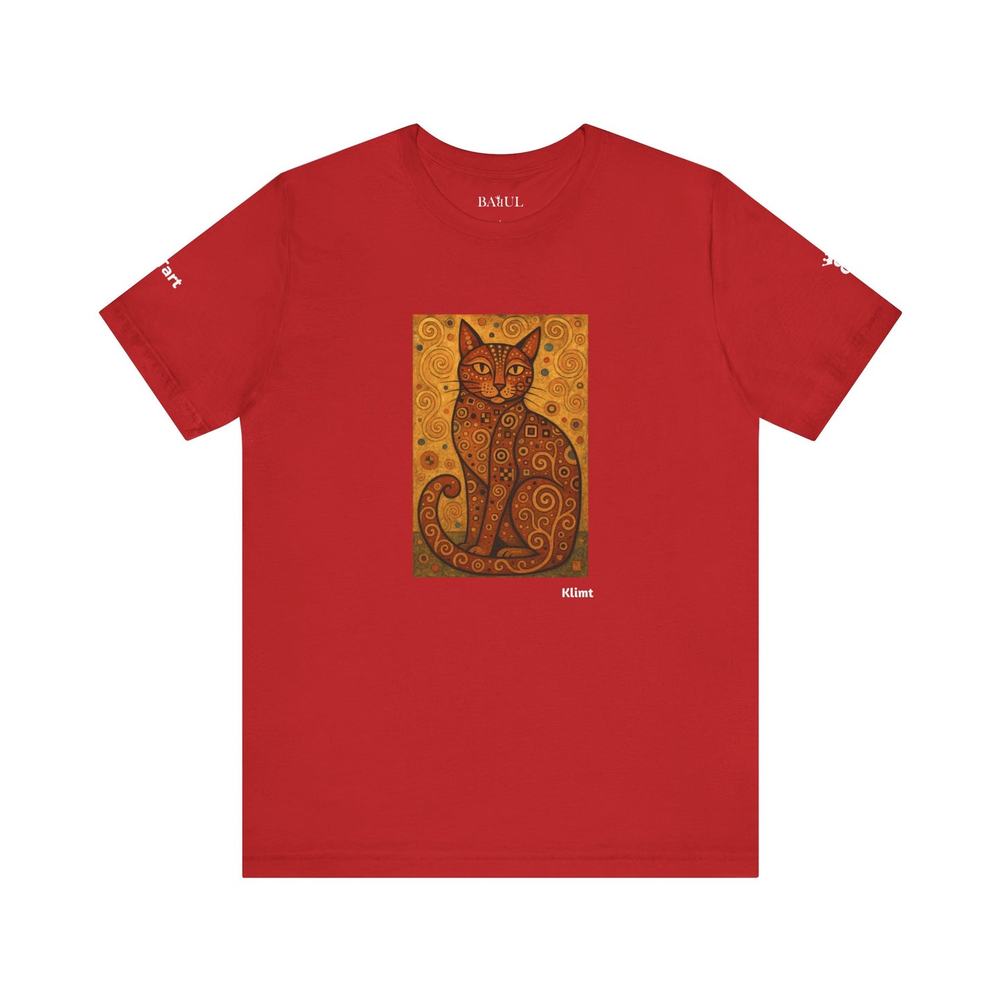 T-shirt unisex CATART - KLIMT - Arte classica, reinterpretata dai gatti.