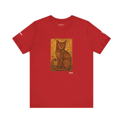 T-shirt unisex CATART - KLIMT - Arte classica, reinterpretata dai gatti.