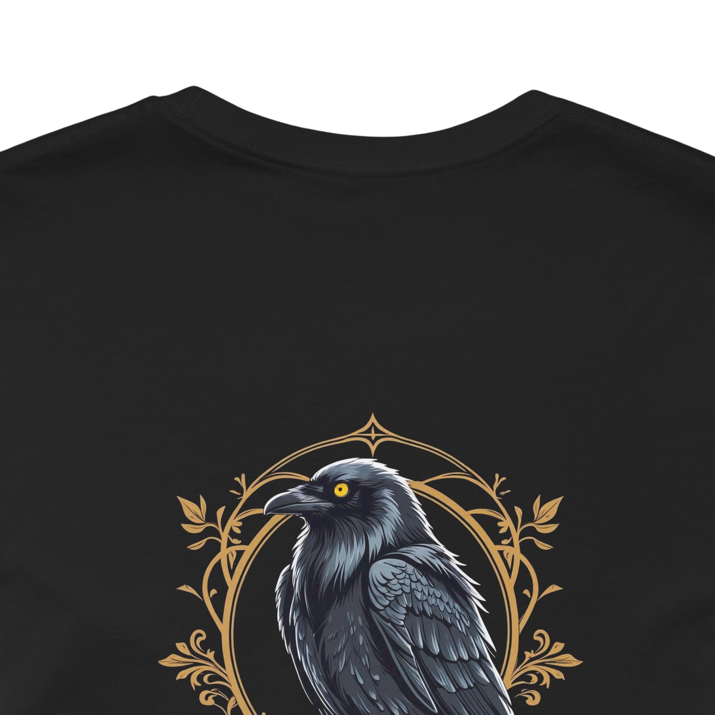 CORVO – Il mutaforma - Maglietta Magic Animals solo nera (grafica sul retro)