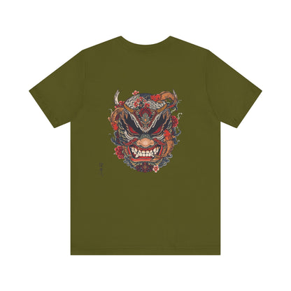 The Bold Oni Mask Streetwear T-Shirt