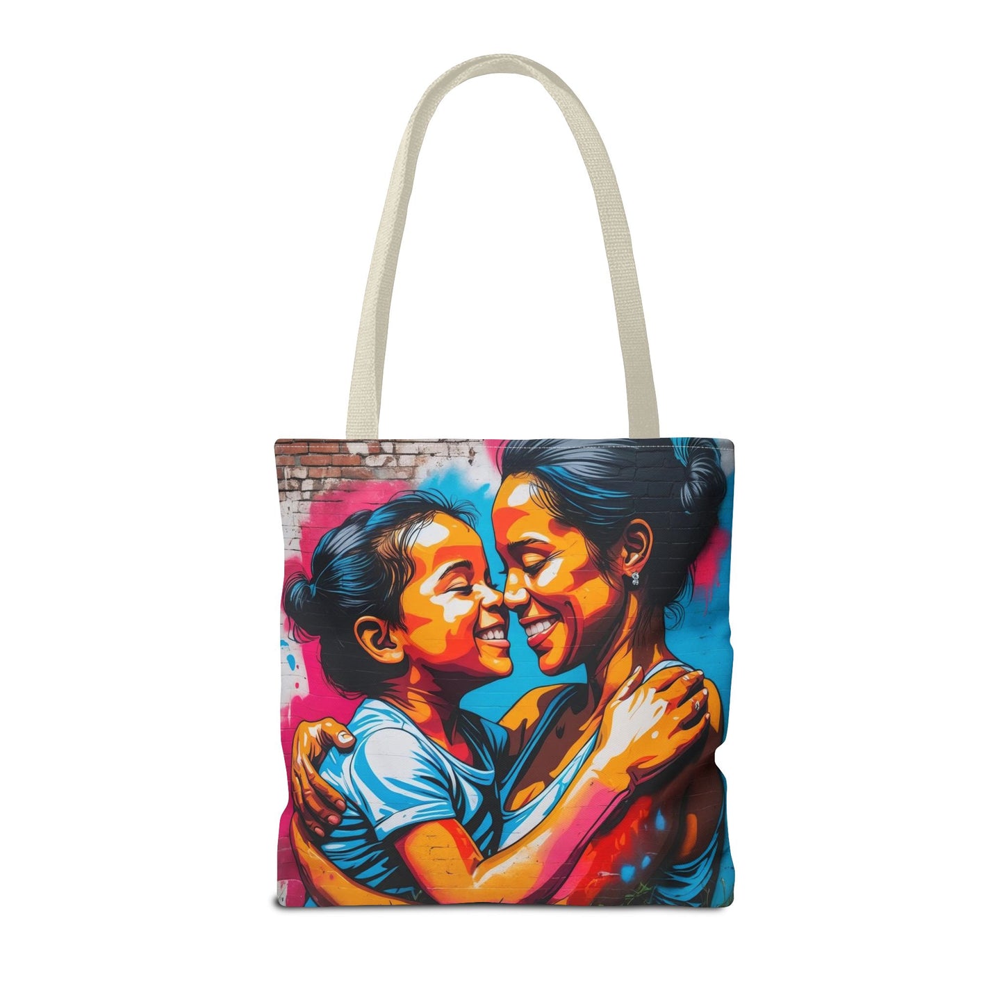 Artistic Surge - Eco-Friendly Canvas Tote Bag - SMILING HUG