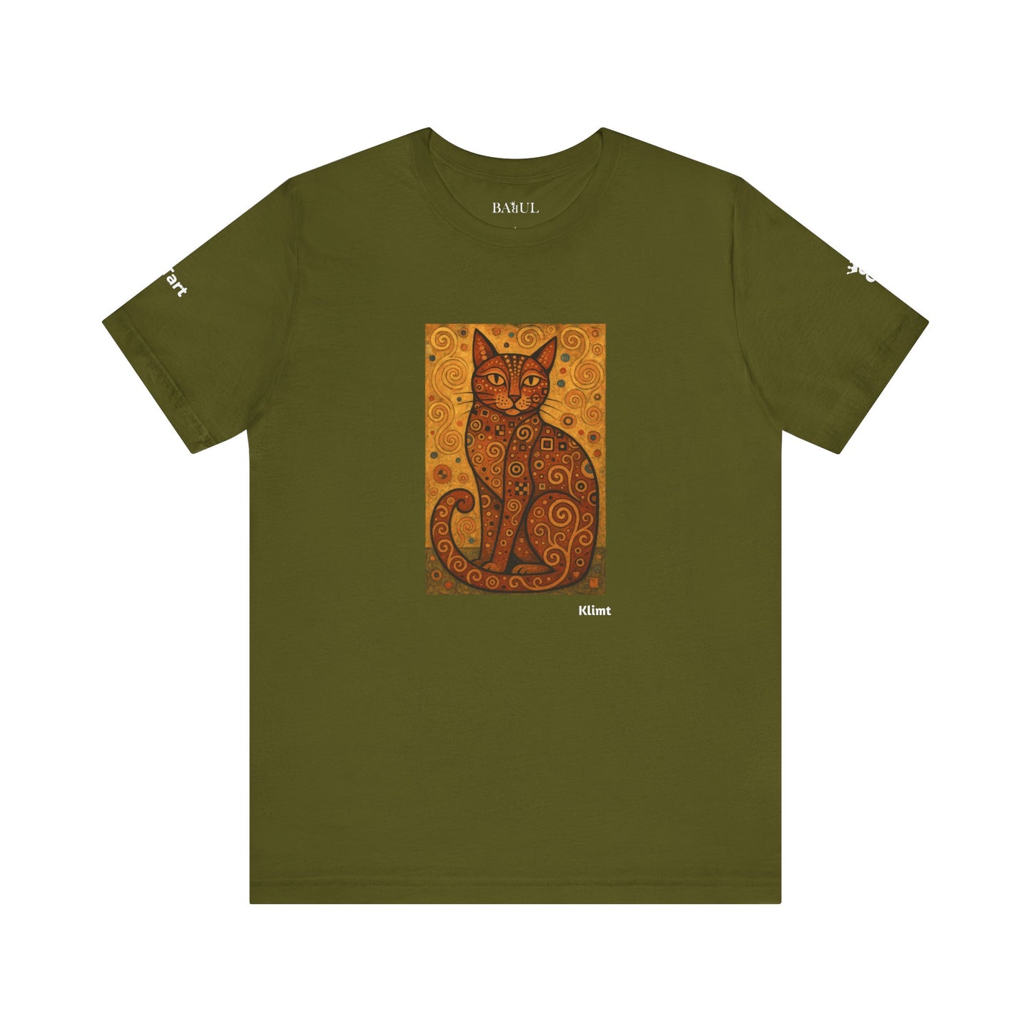 T-shirt unisex CATART - KLIMT - Arte classica, reinterpretata dai gatti.