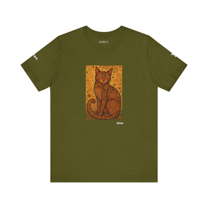 T-shirt unisex CATART - KLIMT - Arte classica, reinterpretata dai gatti.