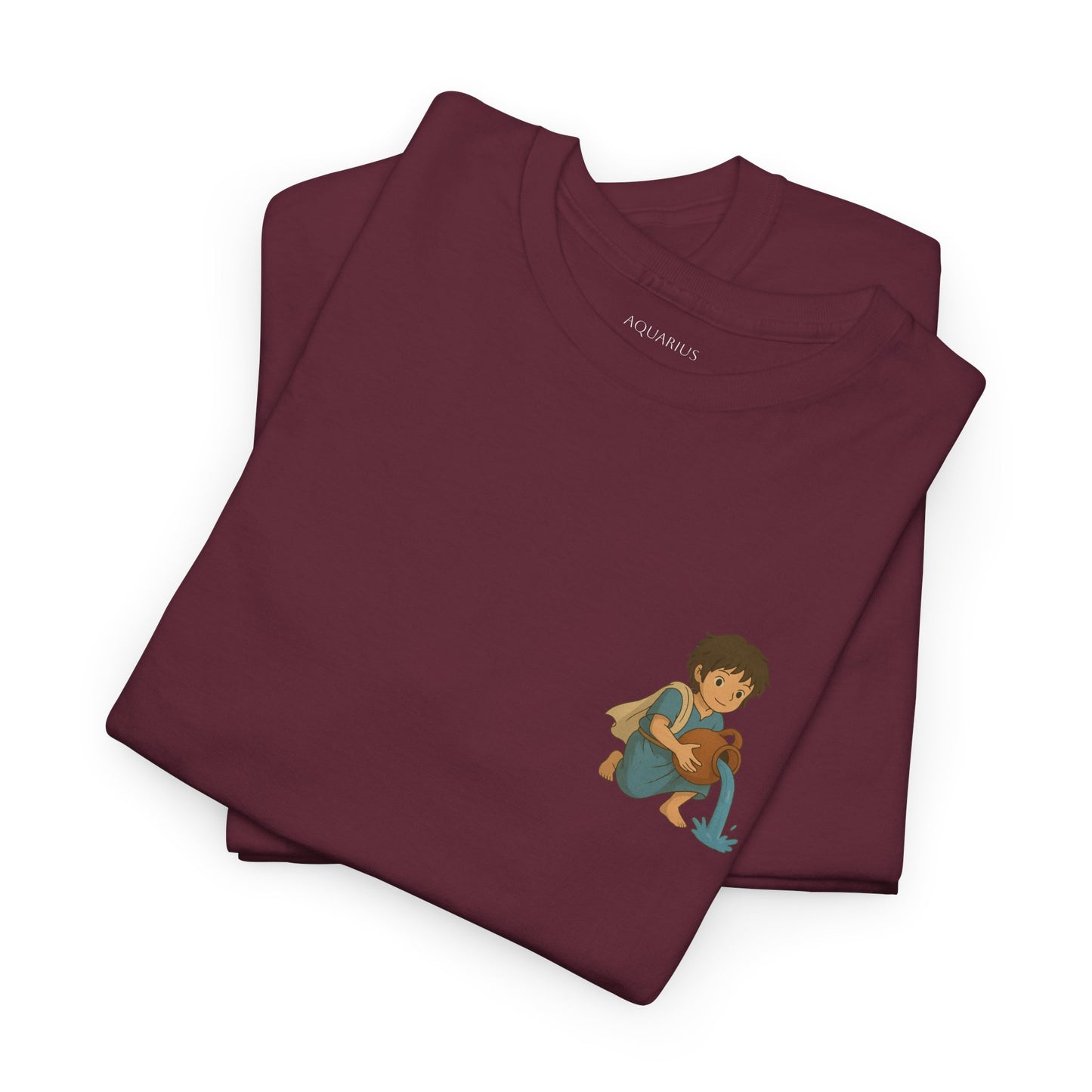ACQUARIO - T-shirt Zodiacali da sogno: la magia delle stelle in stile Ghibli