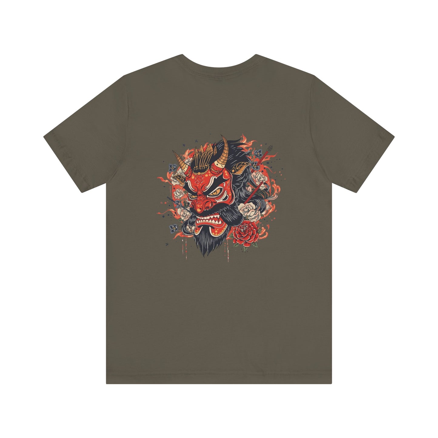 The Bold Oni Mask Streetwear T-Shirt