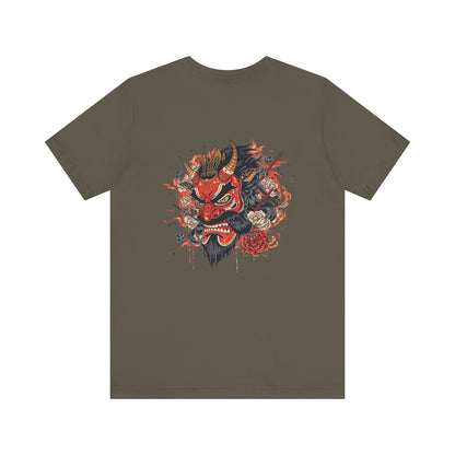 The Bold Oni Mask Streetwear T-Shirt