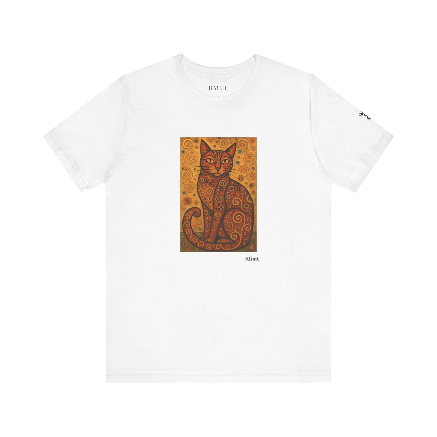 T-shirt unisex CATART - KLIMT - Arte classica, reinterpretata dai gatti.