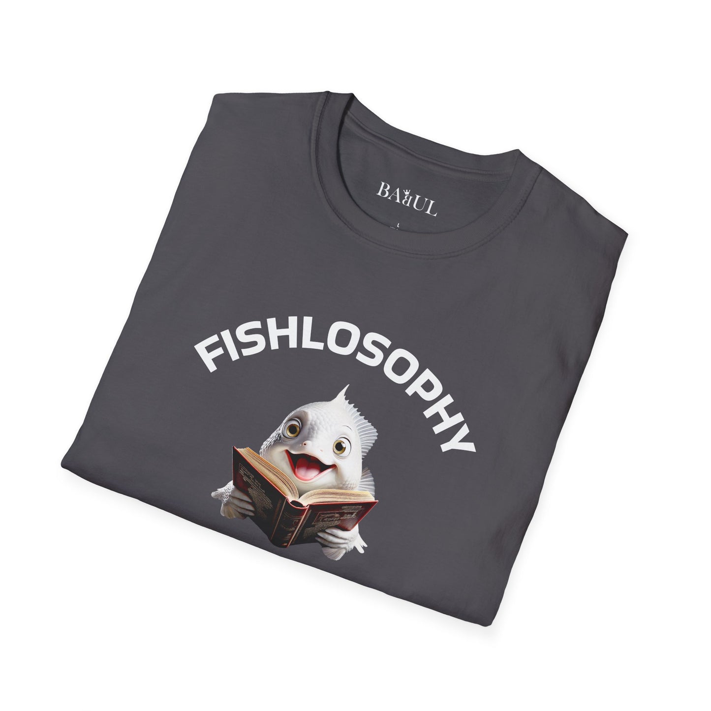 Maglietta unisex Fishlosophy - Design con vibrazioni oceaniche e domande sulla vita - PERLE DI SAGGEZZA DAL MONDO DEI PESCI