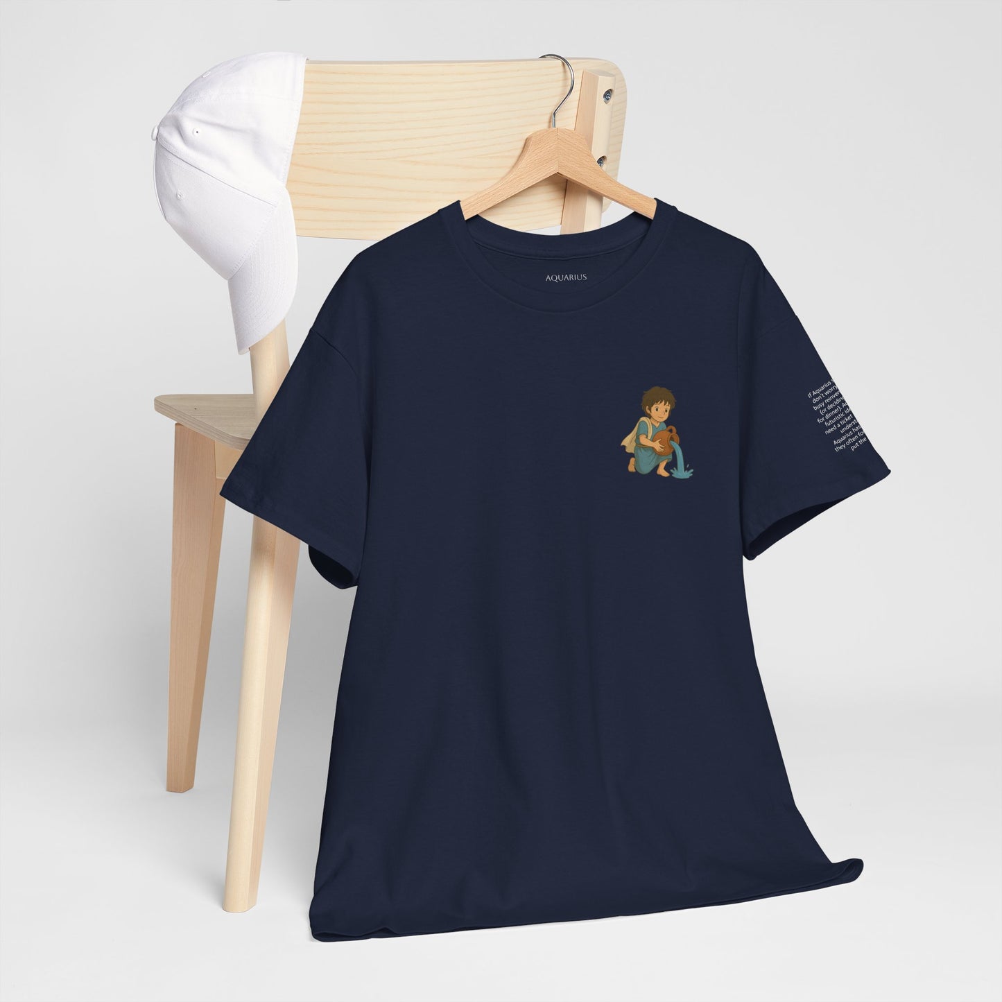 ACQUARIO - T-shirt Zodiacali da sogno: la magia delle stelle in stile Ghibli