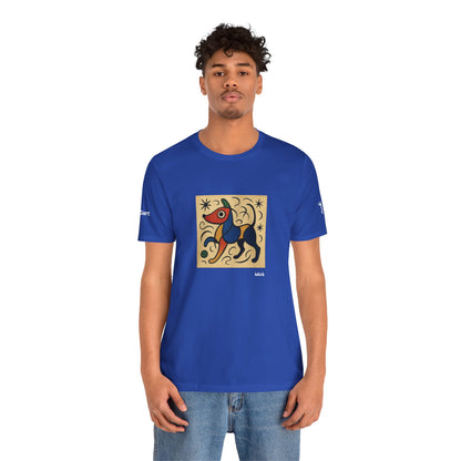 T-Shirt unisex  DOGART - MIRO - Dipinto iconico rivisitato con i cani