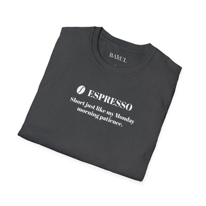CoffeeTherapy T-Shirt – Irony Is the Best Cure (Right After Coffee)