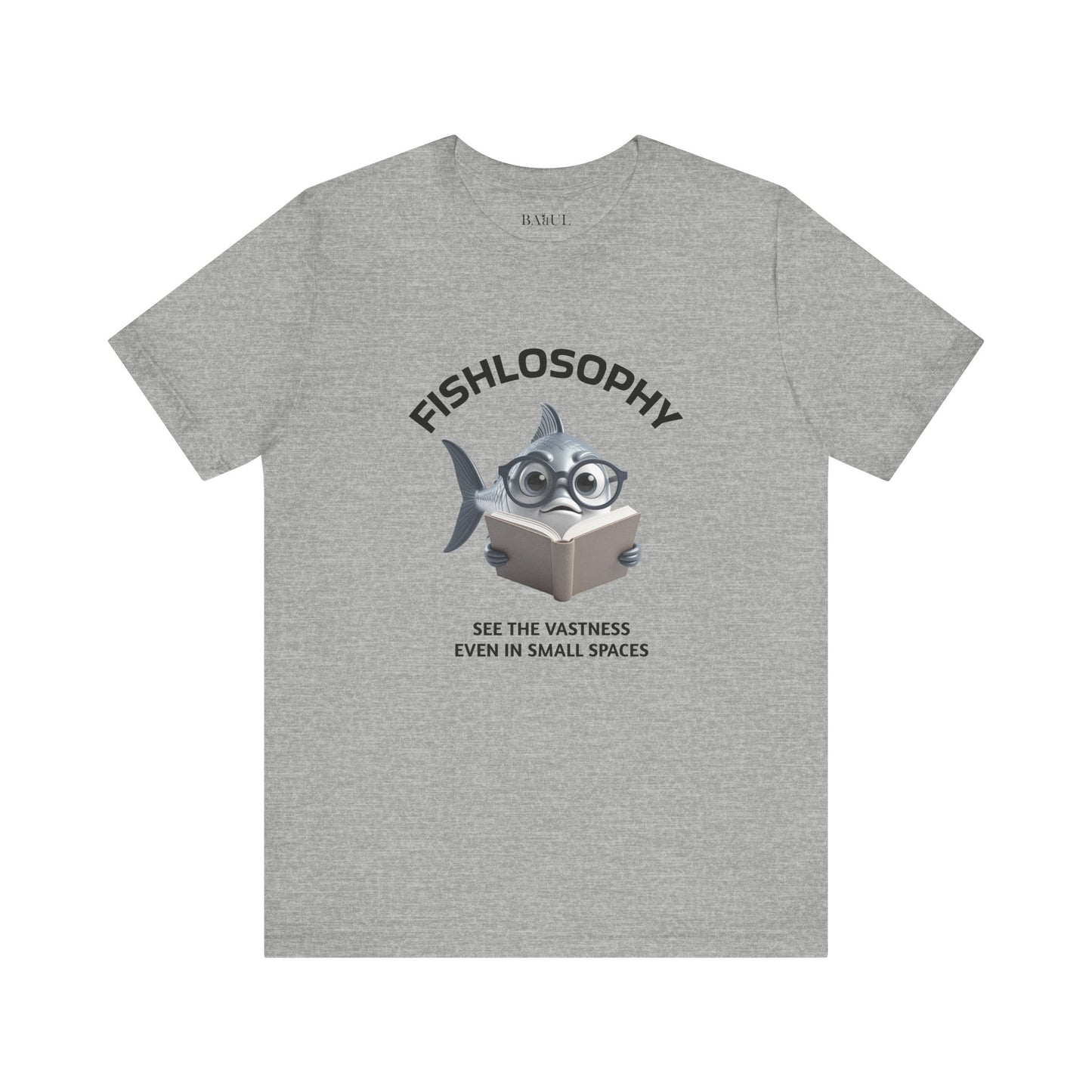 Fishlosophy Unisex Jersey Maglietta a maniche corte – Vedi la vastità anche in spazi ristretti.