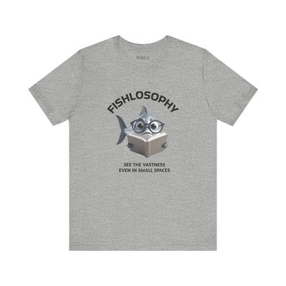 Fishlosophy Unisex Jersey Maglietta a maniche corte – Vedi la vastità anche in spazi ristretti.