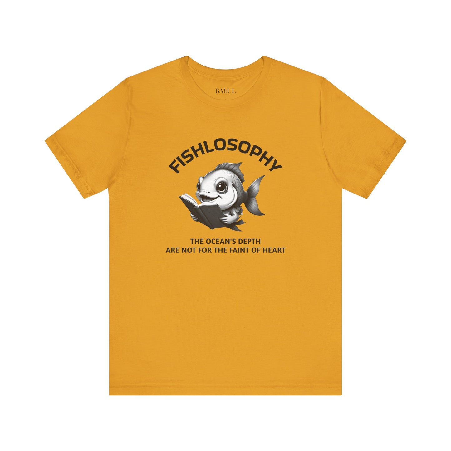 Fishlosophy Unisex Jersey Maglietta a maniche corte – Vedi la vastità anche in piccoli spazi.