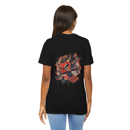 The Bold Oni Mask Streetwear T-Shirt
