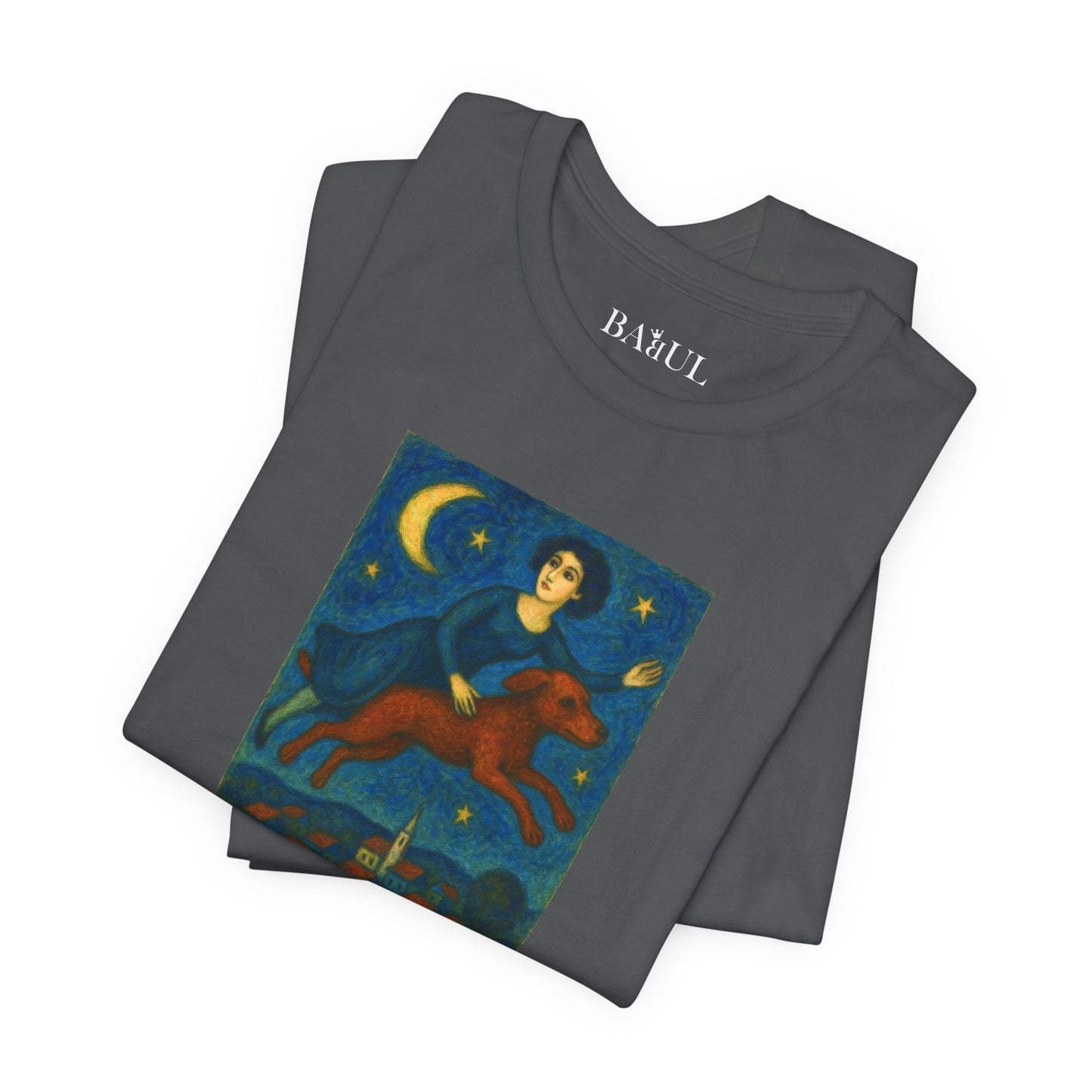T-Shirt unisex  DOGART - MARC CHAGALL - Un dipinto iconico rivisitato con i cani