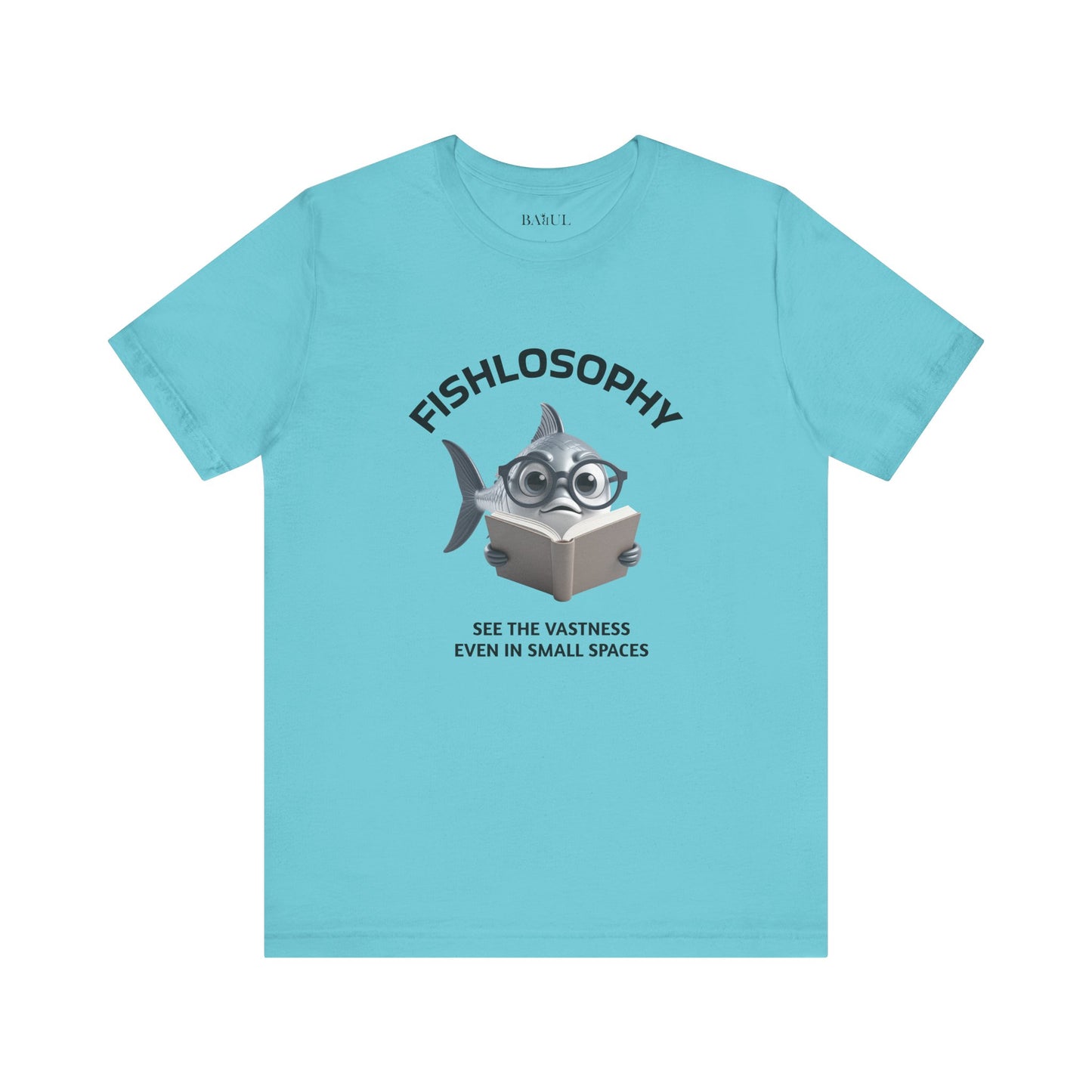 Fishlosophy Unisex Jersey Maglietta a maniche corte – Vedi la vastità anche in spazi ristretti.