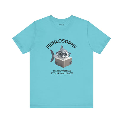 Fishlosophy Unisex Jersey Maglietta a maniche corte – Vedi la vastità anche in spazi ristretti.
