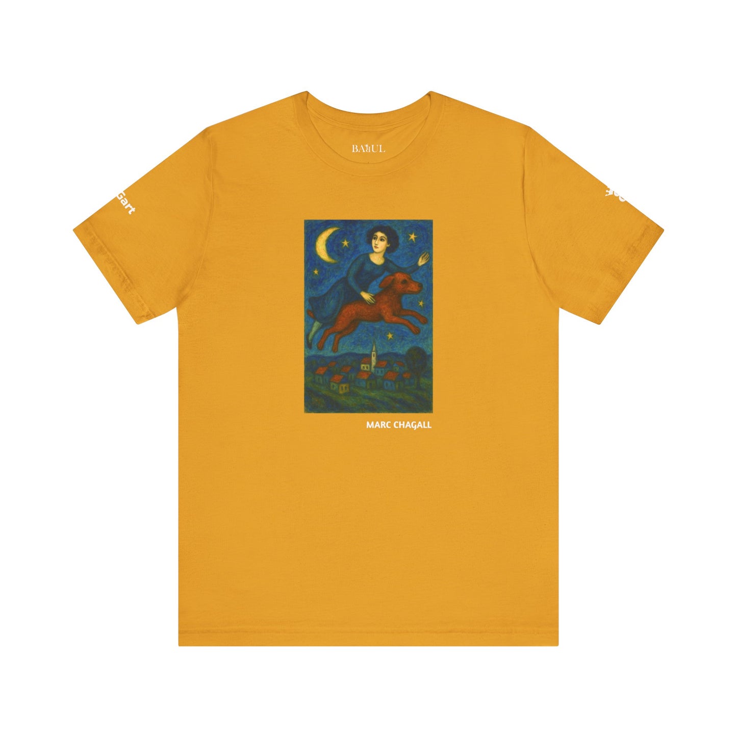 T-Shirt unisex  DOGART - MARC CHAGALL - Un dipinto iconico rivisitato con i cani