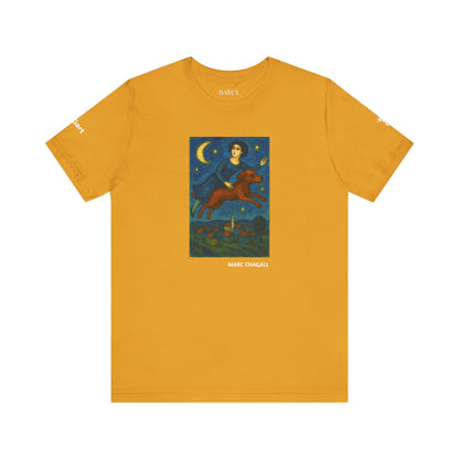 T-Shirt unisex  DOGART - MARC CHAGALL - Un dipinto iconico rivisitato con i cani