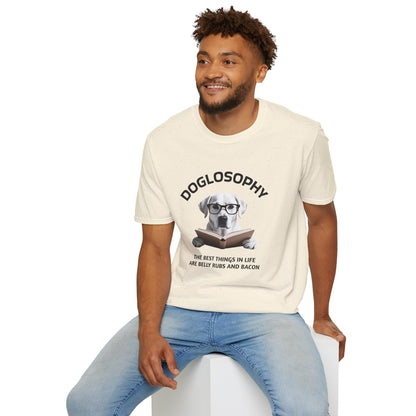 Doglosophy  Unisex Softstyle T-Shirt - "The Best Things in Life" Design