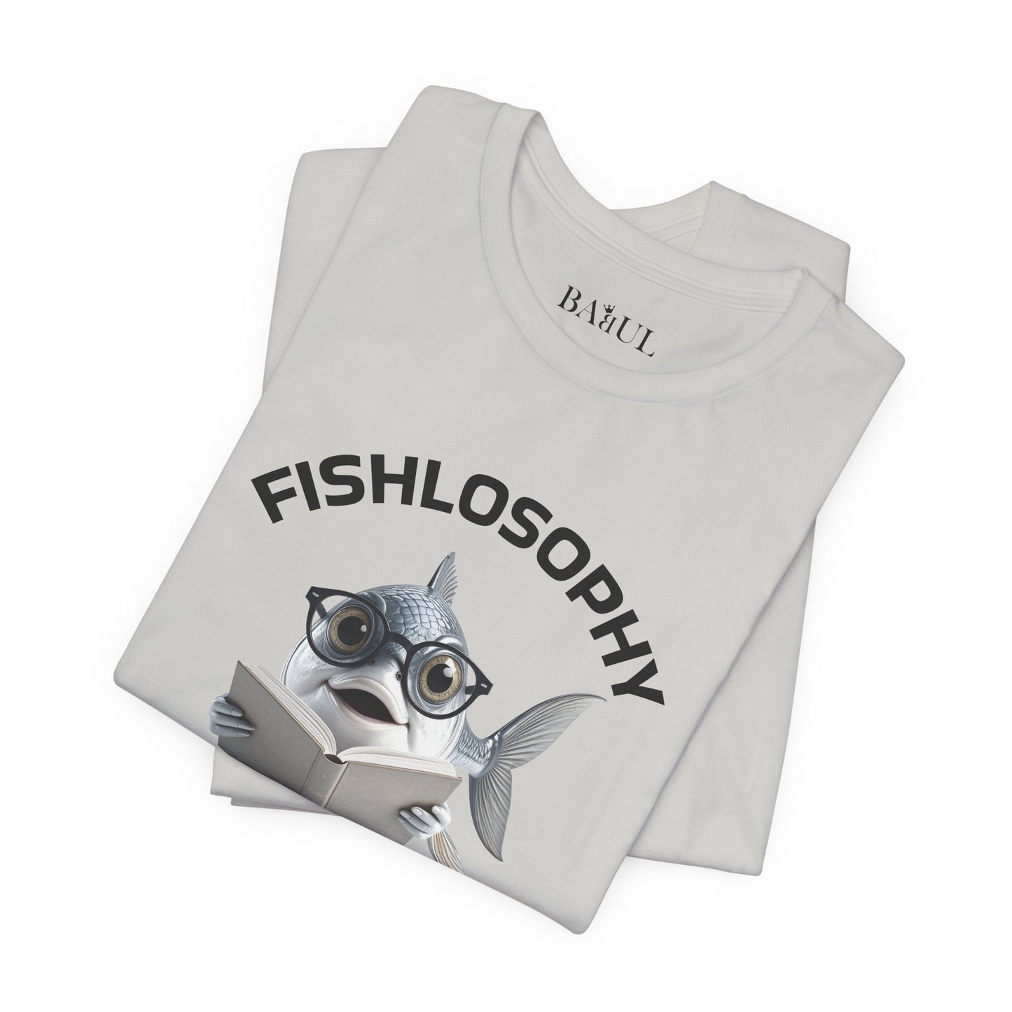Fishlosophy Unisex Jersey Maglietta a maniche corte – Le profondità dell'oceano non sono per i deboli di cuore.
