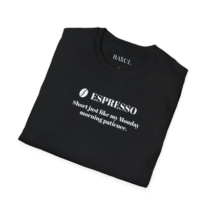 CoffeeTherapy T-Shirt – Irony Is the Best Cure (Right After Coffee)
