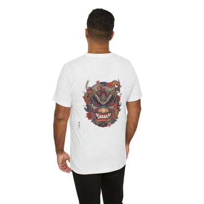 The Bold Oni Mask Streetwear T-Shirt
