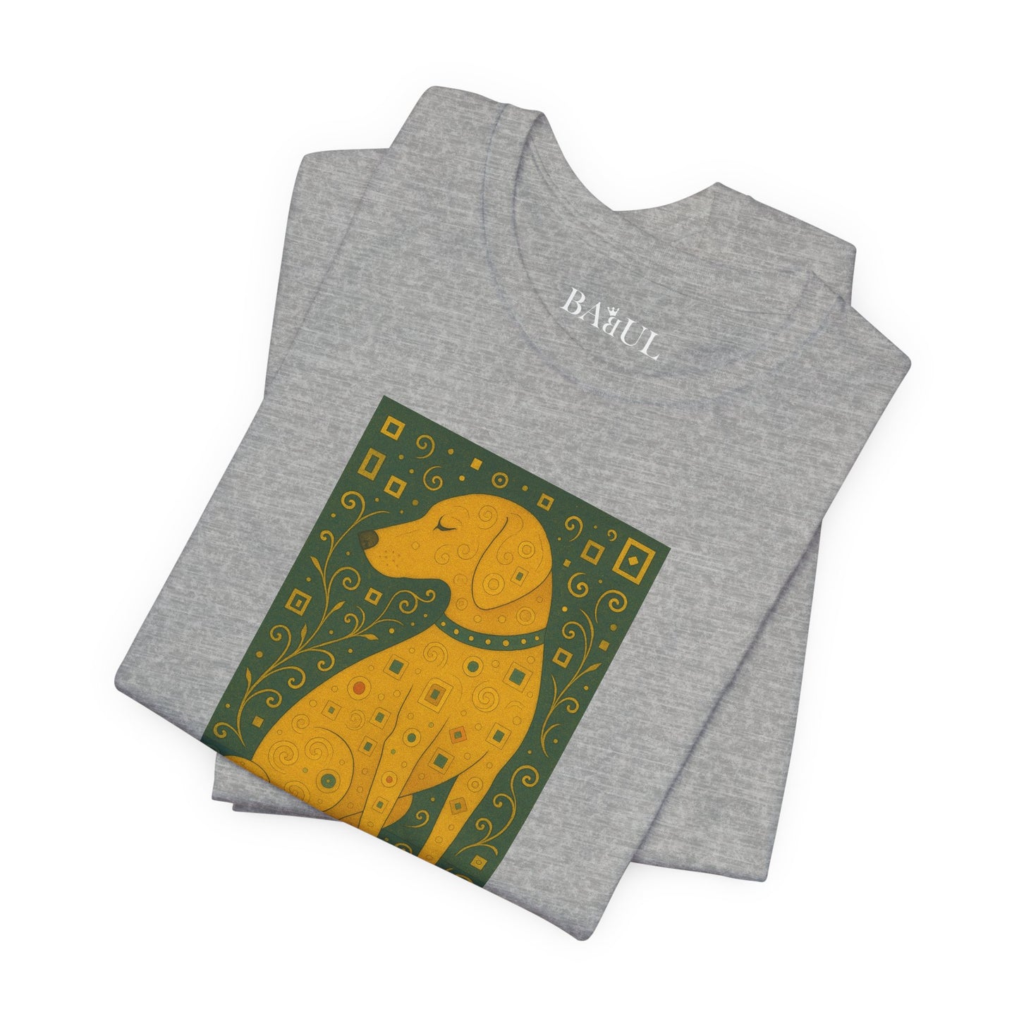 Unisex T-Shirt con cane DOGART  - KLIMT - Dipinto iconico rivisitato con i cani