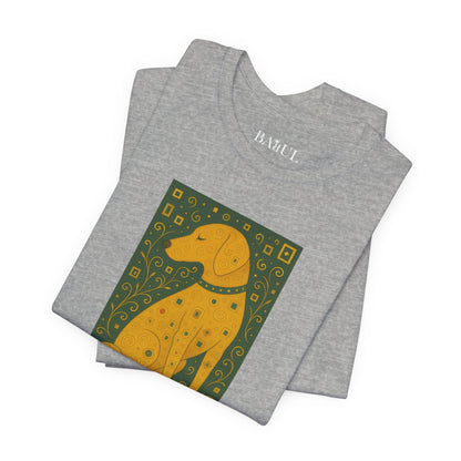 Unisex T-Shirt con cane DOGART  - KLIMT - Dipinto iconico rivisitato con i cani