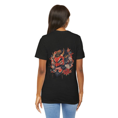 The Bold Oni Mask Streetwear T-Shirt