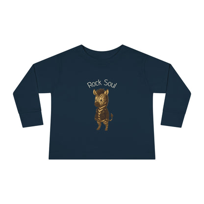 Magliette Rock Soul per bambini - Zebra - Animali dolci con un ritmo ribelle