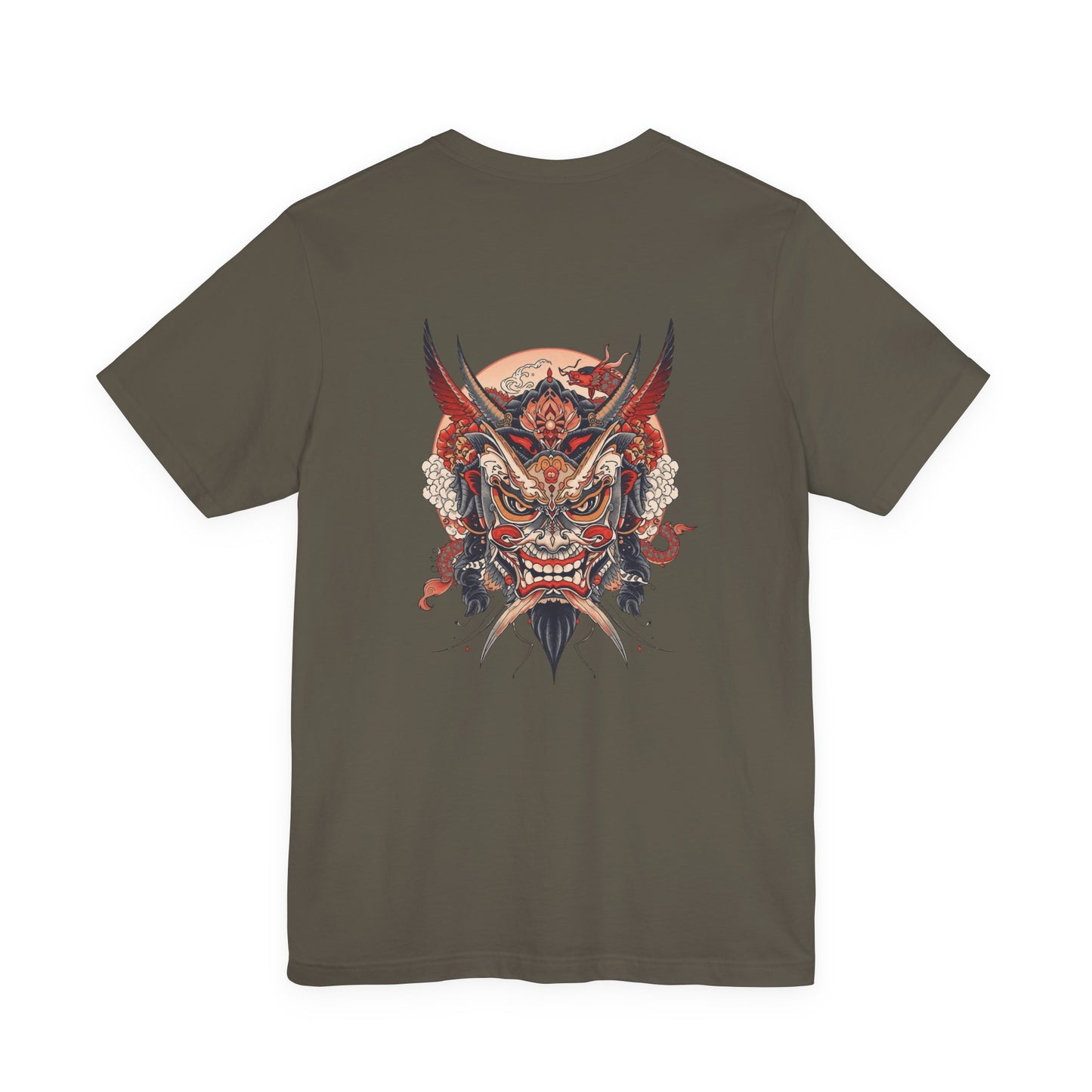The Bold Oni Mask Streetwear T-Shirt