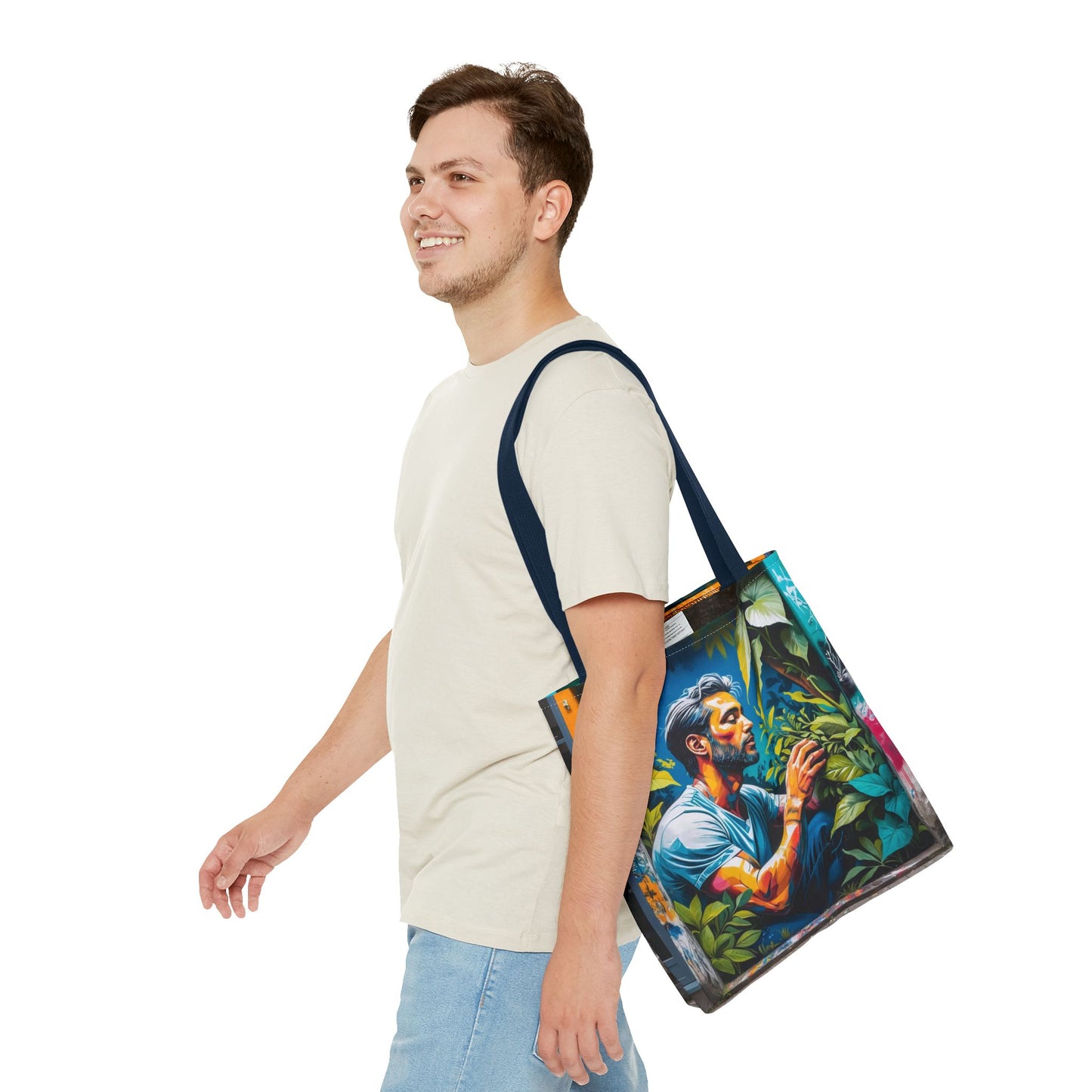 Artistic Surge - Eco-Friendly Canvas Tote Bag - LOVE FOR NATURE