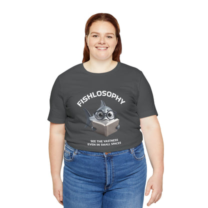 Fishlosophy Unisex Jersey Maglietta a maniche corte – Vedi la vastità anche in spazi ristretti.