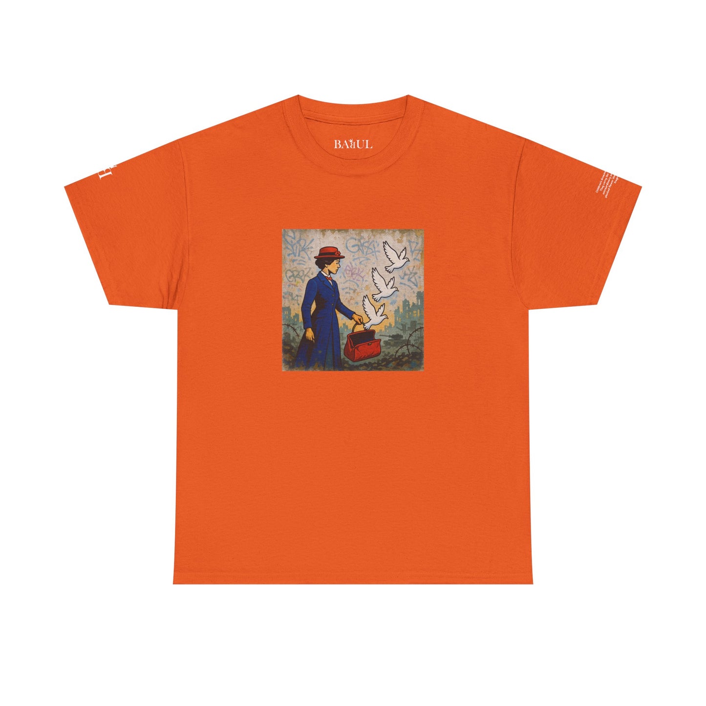 T-shirt Ribelle – Maglietta Unisex in Cotone Pesante per Spiriti Liberi.