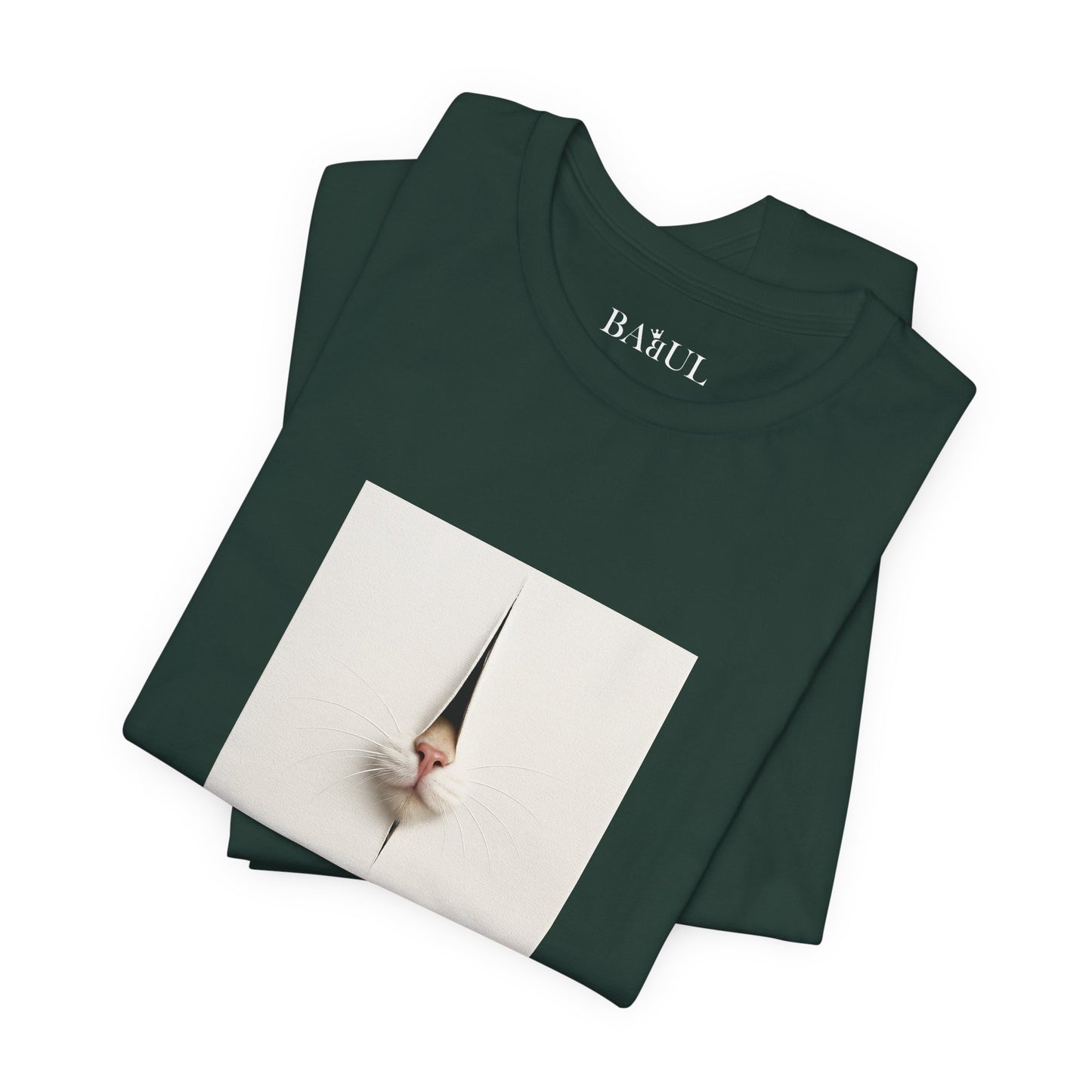 T-shirt unisex CATART - FONTANA - Un dipinto iconico rivisitato con i gatti