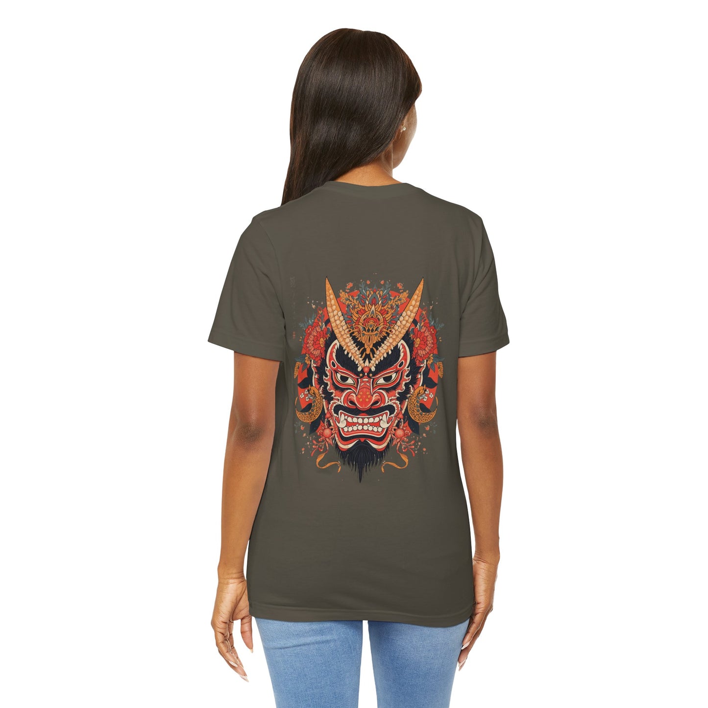 The Bold Oni Mask Streetwear T-Shirt