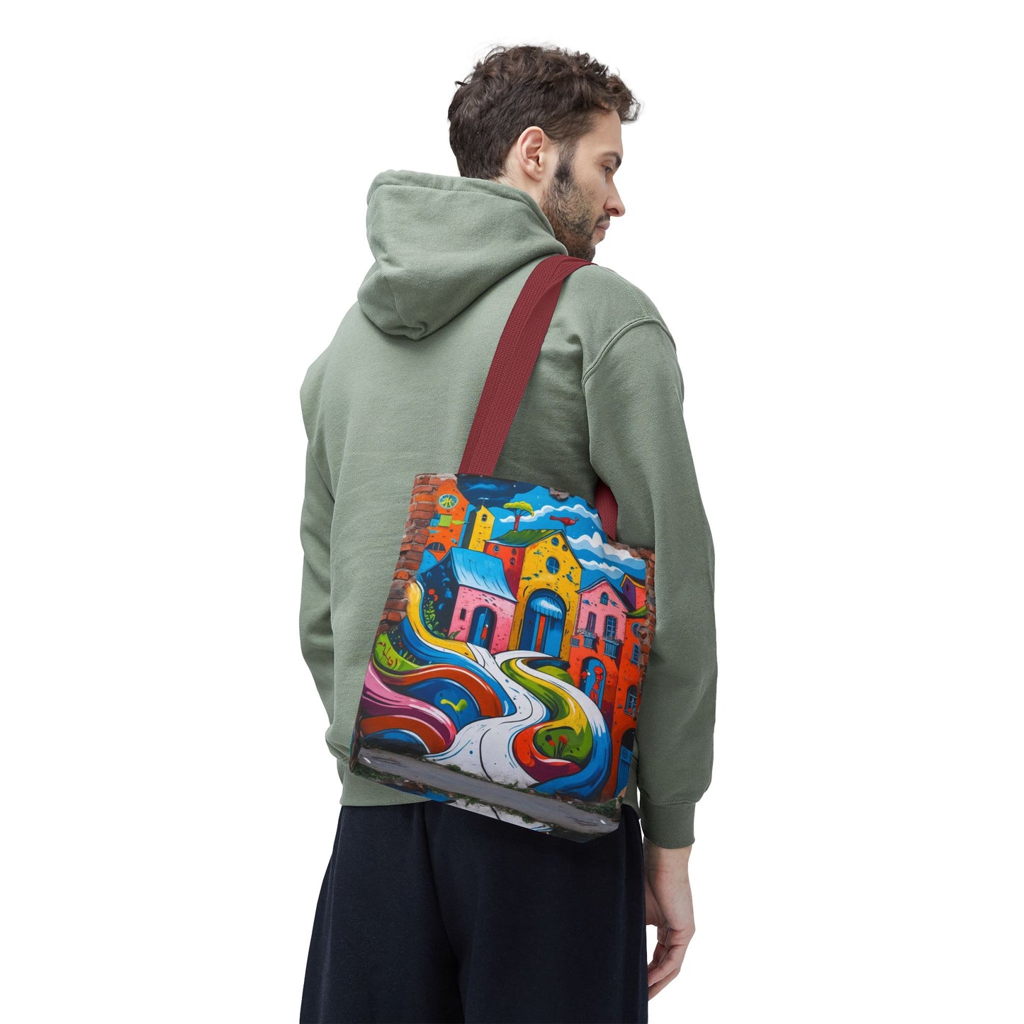 Artistic Surge - Eco-Friendly Canvas Tote Bag - HOUSES