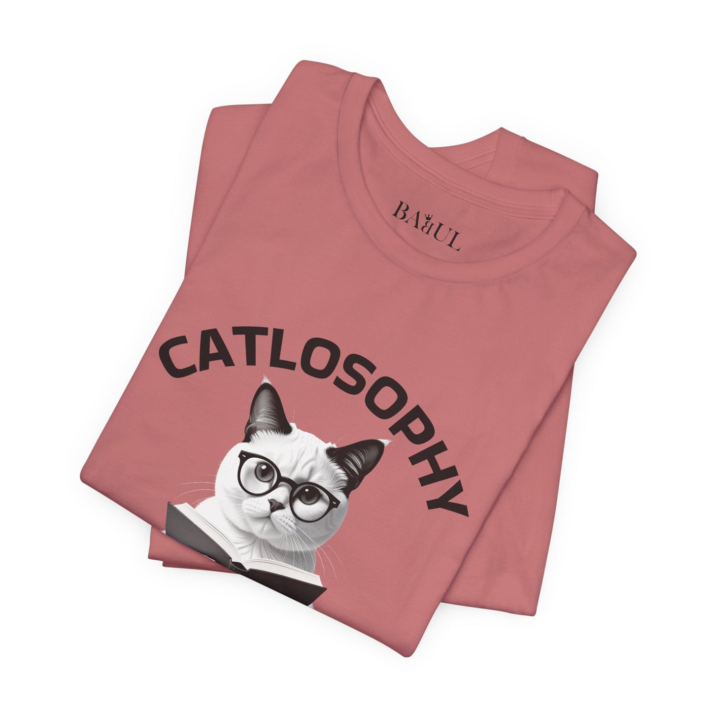 Catlosophy Unisex Jersey Maglietta a maniche corte – Design "Riposare non è pigrizia"