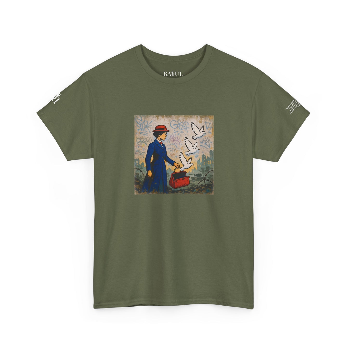T-shirt Ribelle – Maglietta Unisex in Cotone Pesante per Spiriti Liberi.