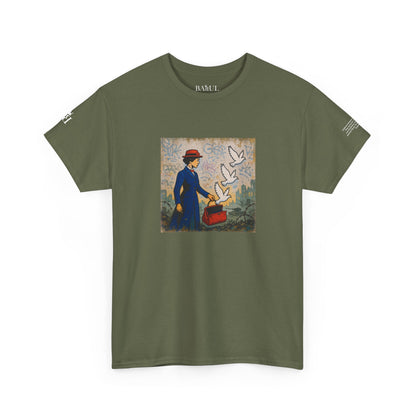 T-shirt Ribelle – Maglietta Unisex in Cotone Pesante per Spiriti Liberi.