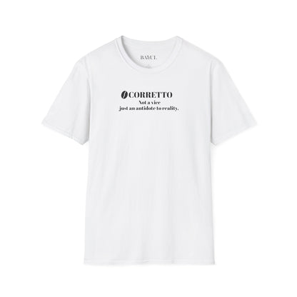 CoffeeTherapy T-Shirt – Irony Is the Best Cure (Right After Coffee)