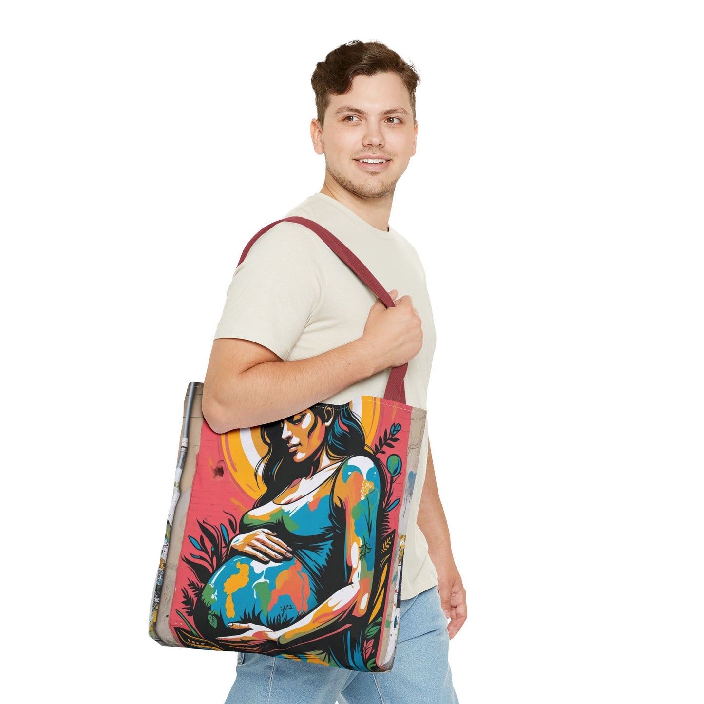 Artistic Surge - Eco-Friendly Canvas Tote Bag - MATERNITY