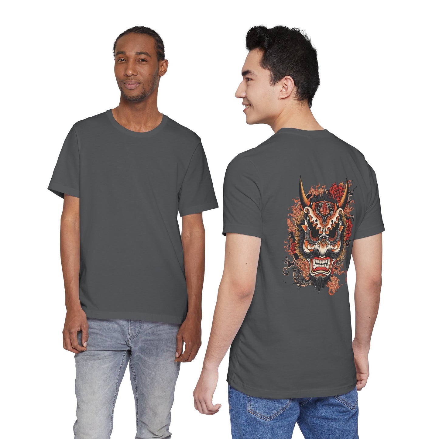 The Bold Oni Mask Streetwear T-Shirt