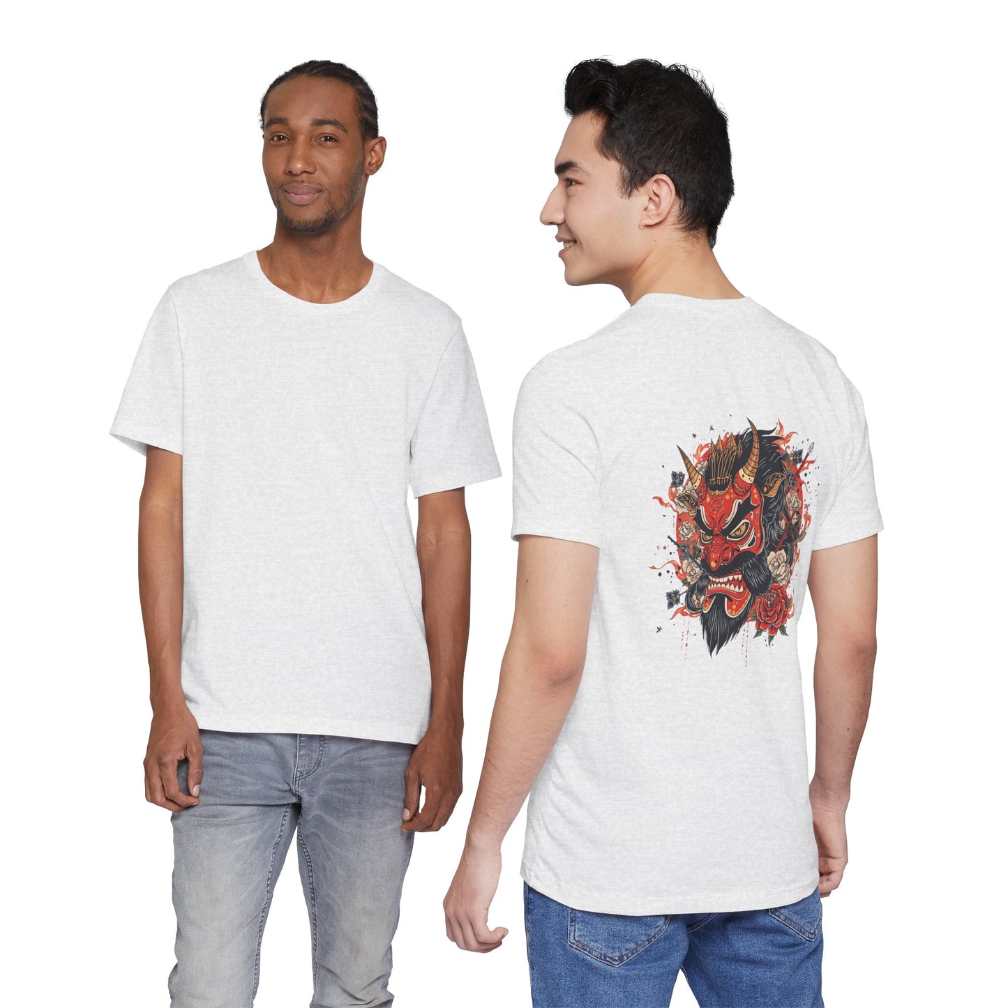 The Bold Oni Mask Streetwear T-Shirt
