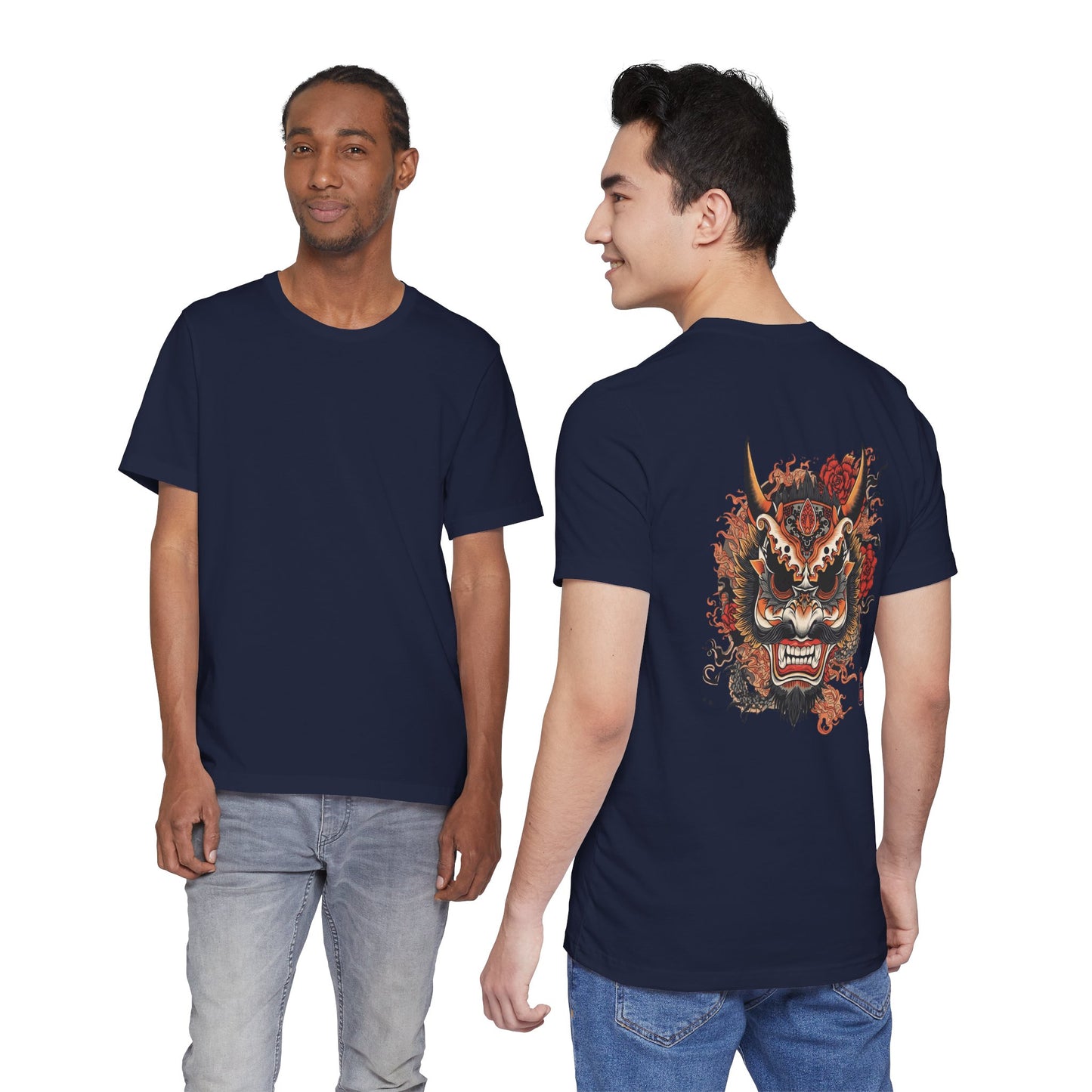 The Bold Oni Mask Streetwear T-Shirt