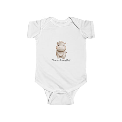 Adorabile body per neonati con grazioso motivo a ippopotamo